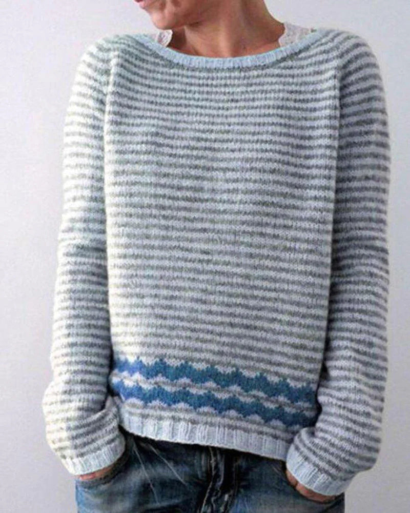 Emma - Suéter Retro Casual Moda Mujer