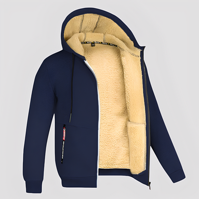 Waldo - Sencillo, con forro de felpa, hoodie para hombres