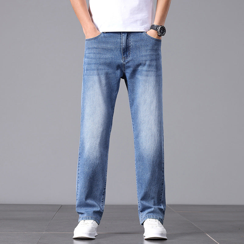 Allan - Pantalones Straight Casual para Hombres