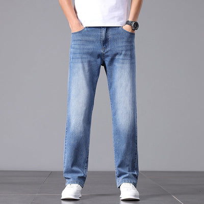 Allan - Pantalones Straight Casual para Hombres