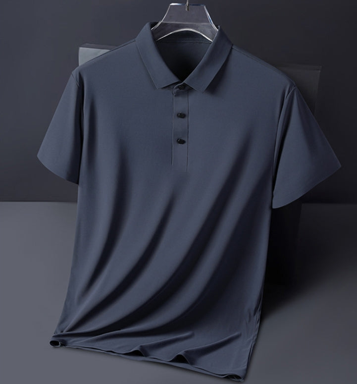 Malcom - Polo casual y transpirable para hombres