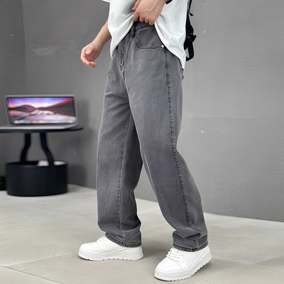 Wendell - Jeans elegantes con pierna ancha para hombres