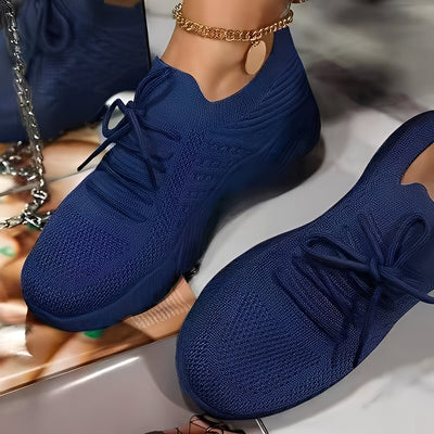 Eleanore - Zapatos casuales con suelas de goma gruesas para mujer