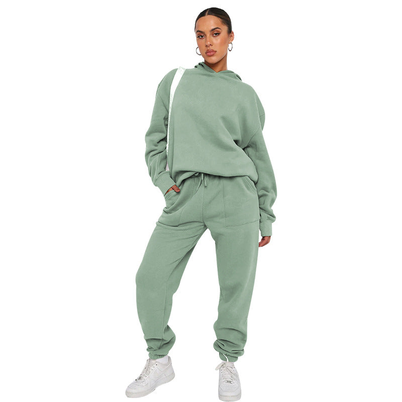 Minerva - Conjunto de chándal casual con capucha para mujeres