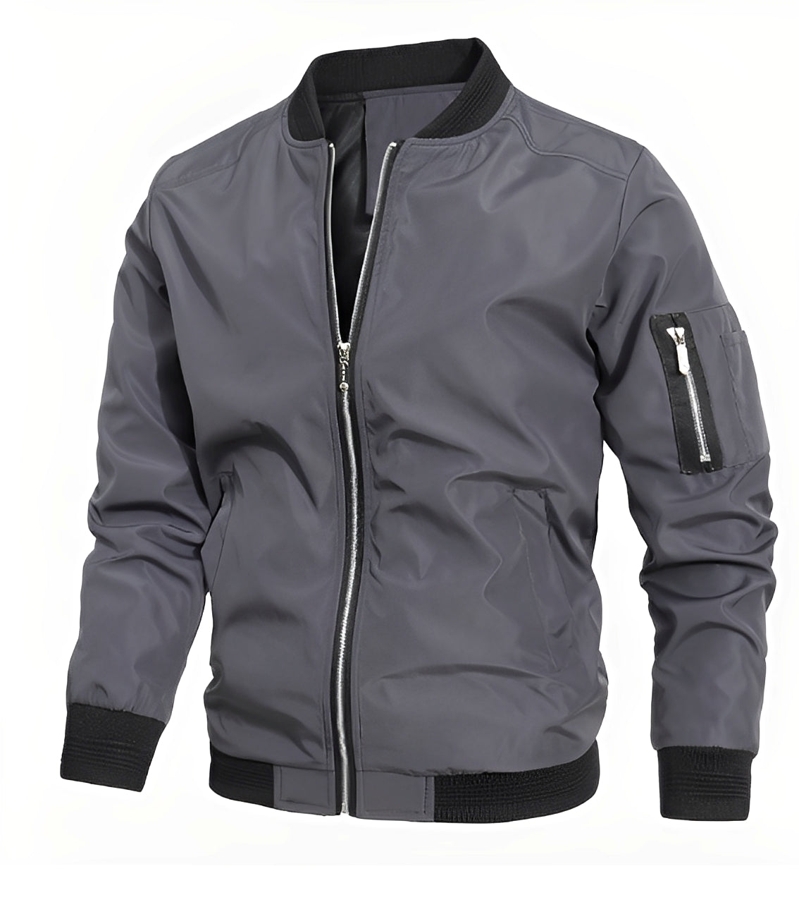 Garret - Elegante chaqueta bomber ajustada para hombres