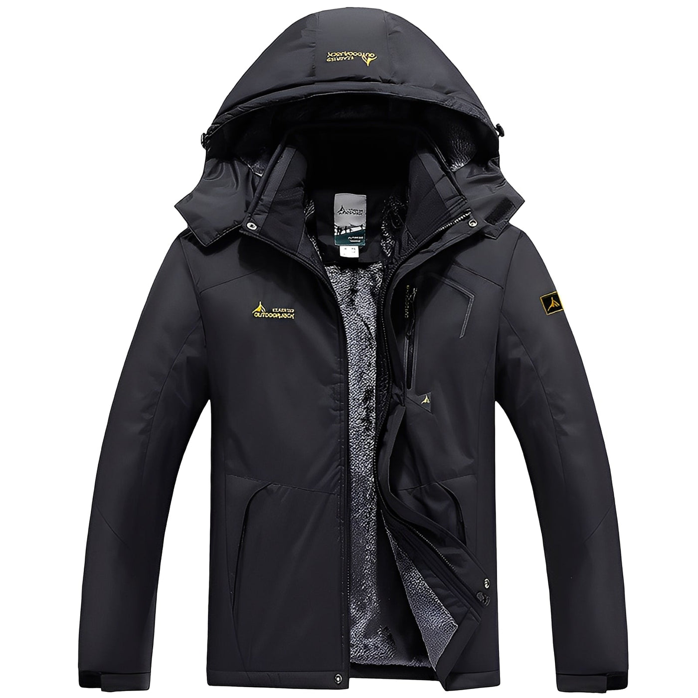 Heather - Elegante, con forro de felpa chaqueta de invierno para mujer