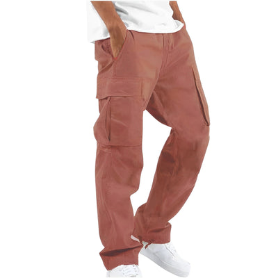 Gresham - Cómodo, ancho pantalón cargo para hombres