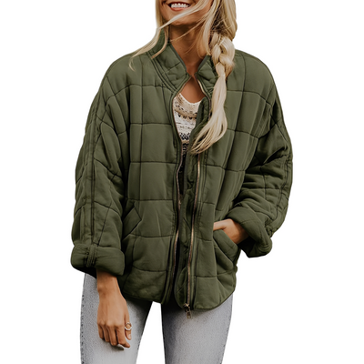 Luana - Chaqueta acolchada informal con bolsillos para mujeres