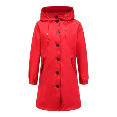 Vivyan - Chaqueta impermeable con capucha para mujeres