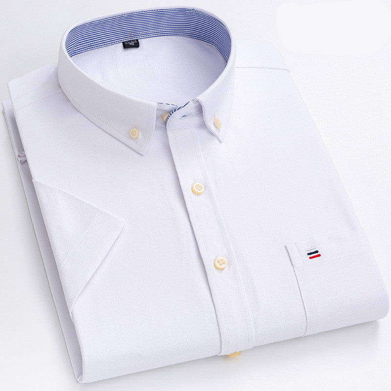 Desmond - Camisa suave y casual con bolsillo en el pecho para hombres
