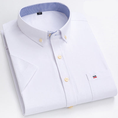 Desmond - Camisa suave y casual con bolsillo en el pecho para hombres