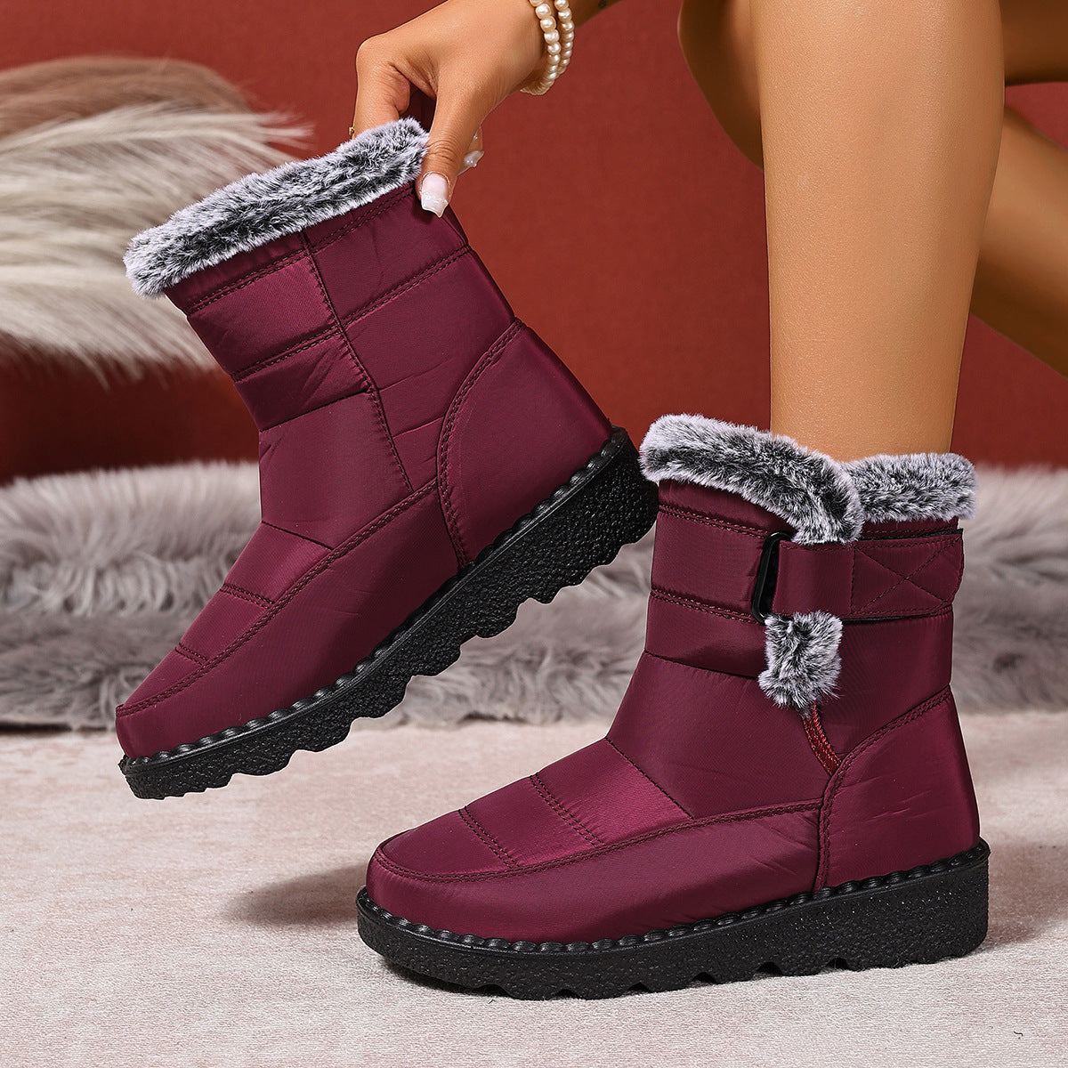 Denise - Botas de nieve impermeables para mujeres