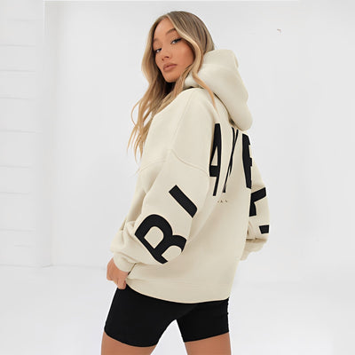 Amanda - Chaqueta con capucha caliente con estampado de moda para mujeres
