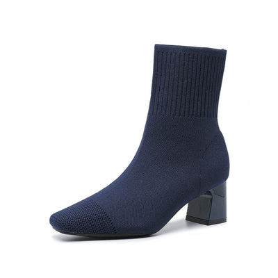 Elisha - Botas casuales y cálidas con tacón para mujer