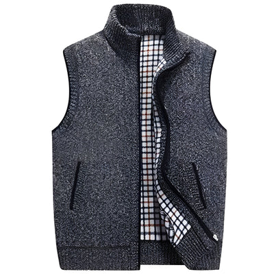 Samson - Chaqueta casual con forro de polar para hombres