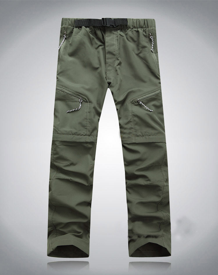 Derryl - Pantalón funcional elástico Zip-Off para hombres
