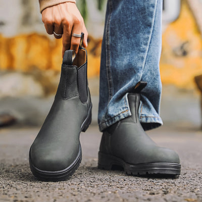 Gilbert - Elegantes Botas de Cuero Vintage para Hombres