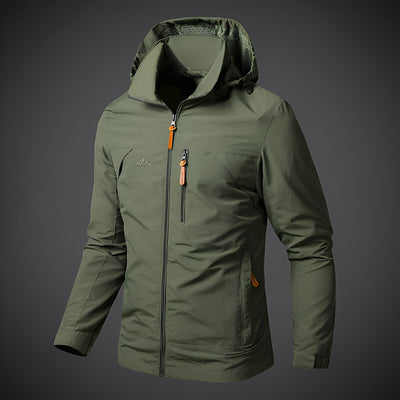Dalton - Chaqueta impermeable con capucha para hombres