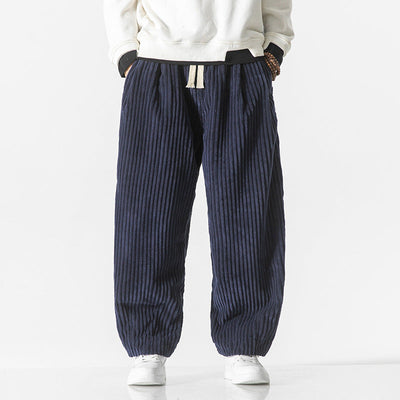 Winfred - Pantalones de pana casuales y holgados para hombres