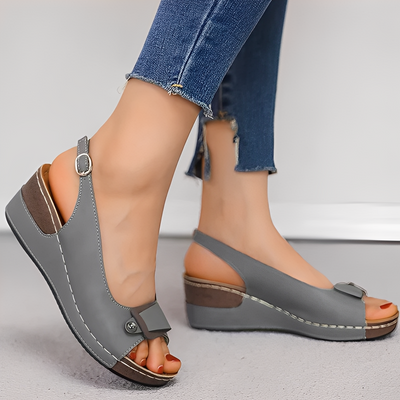Neville - Cómodas Sandalias con Cuña para Mujer