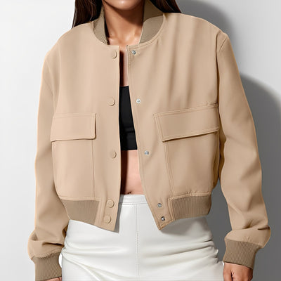 Marva - Casual, chaqueta suelta con grandes bolsillos para mujer