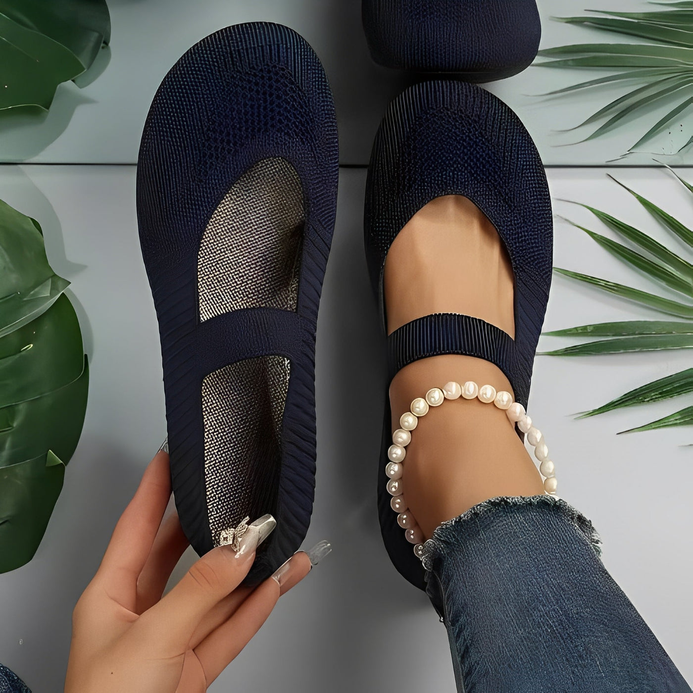 Rorie - Cómodos, suaves zapatos casuales para mujer