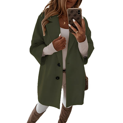 Lindsie - Chaqueta holgada con botones para mujer