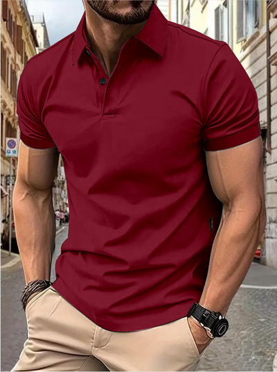 Blake - Camiseta Polo de Verano para Hombres en Ajuste Delgado
