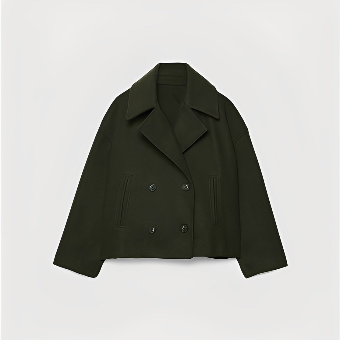 Abegail - Chaqueta corta holgada y casual para mujeres
