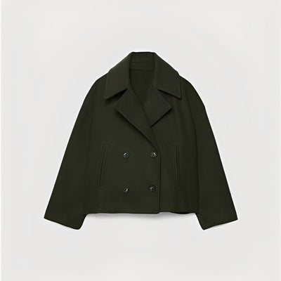 Abegail - Chaqueta corta holgada y casual para mujeres