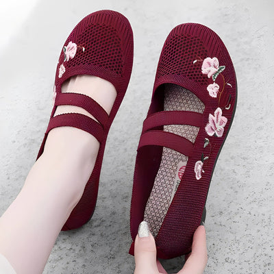 Jazmin - Zapatos casuales y transpirables con bordado para mujer