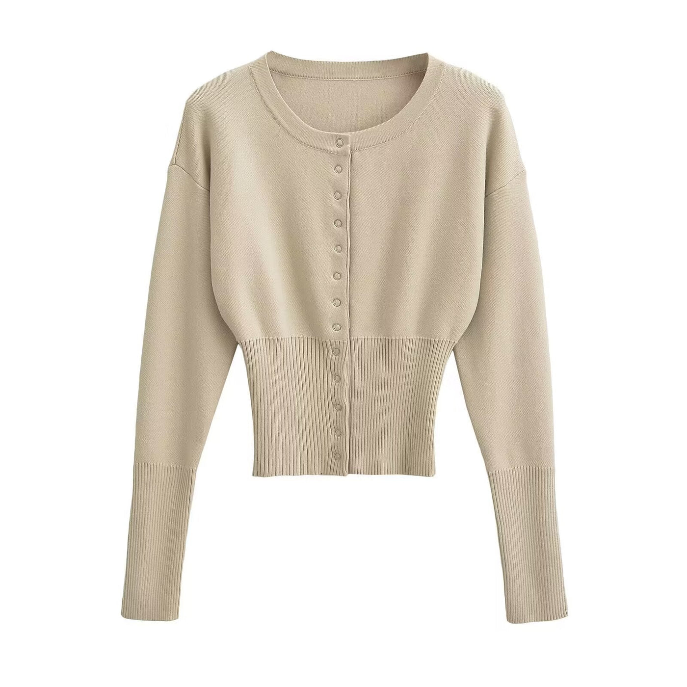 Reverie - Elegante top de punto corto para mujer