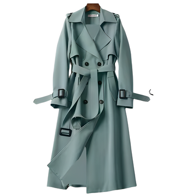 Patricia - Elegante gabardina con botones para mujeres