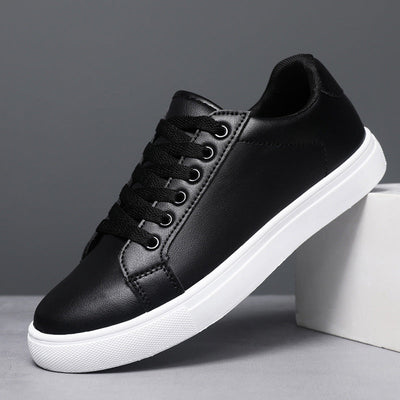 Nicholas - Zapatillas de cuero casuales y sencillas para hombres