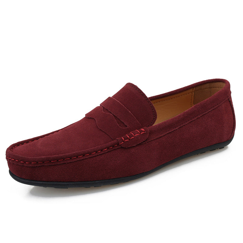 Gibson - Mocasines retro de gamuza para hombres