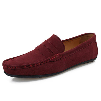 Gibson - Mocasines retro de gamuza para hombres