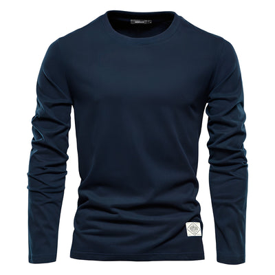 Lambert - Camisa de manga larga casual y sencilla para hombres