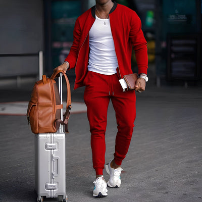 Dillon - Conjunto Simple de Chaqueta y Pantalones para Hombres