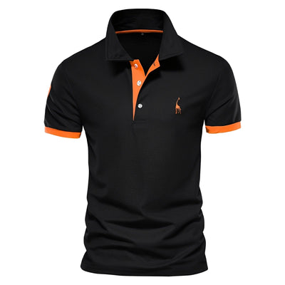 Victor - Camiseta Polo de Manga Corta Casual para Hombres