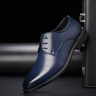 Beckham - Zapatos de cordones formales en estilo brogue para hombres