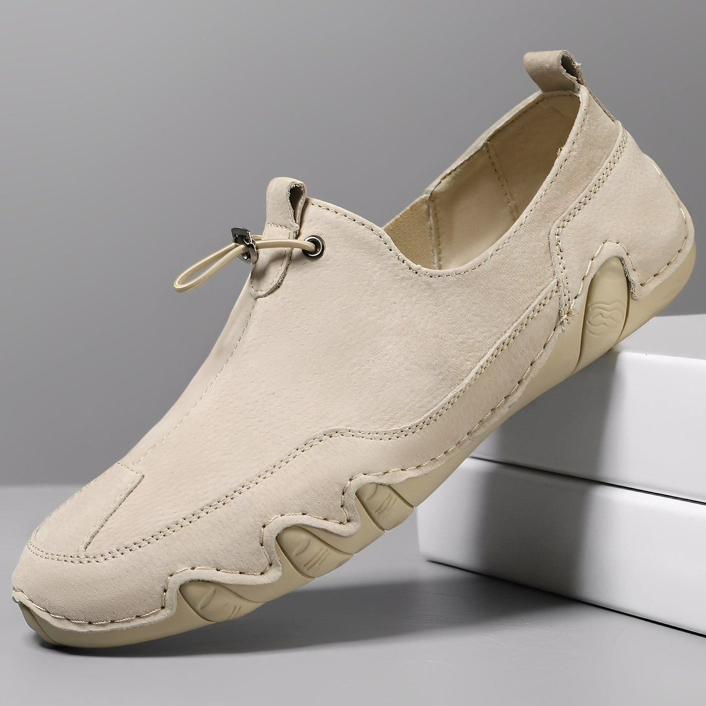 Everard - Estilosos, zapatos de cuero sueltos para hombres