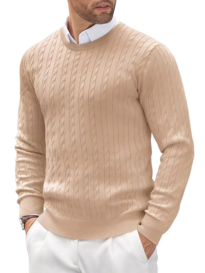 Romilly - Casual, ajustado suéter de punto para hombres