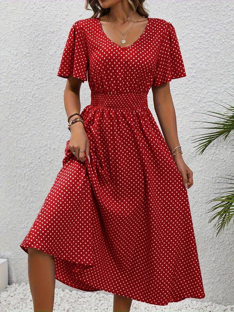 Melanie - Vestido con Estampado Floral Vibrante para Primavera y Verano
