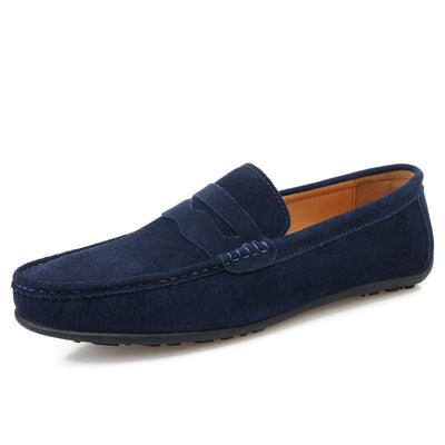 Gibson - Mocasines retro de gamuza para hombres