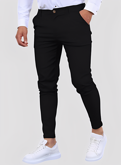 Reynard - Pantalones skinny formales y elásticos para hombres