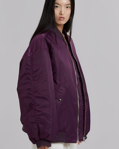 Coleen - Chaqueta bomber oversize casual para mujeres