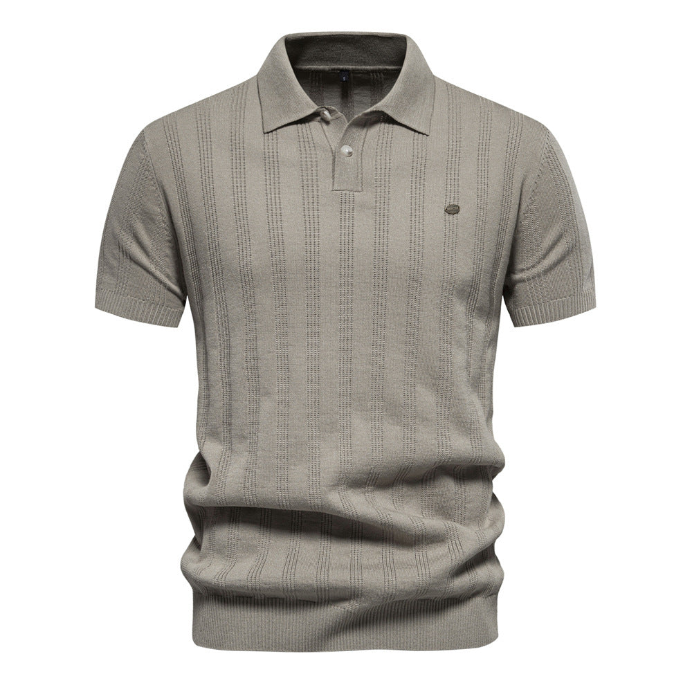 Bruce - Camiseta polo casual con mangas cortas para hombres