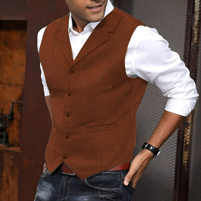 Edwin - Chaleco estrecho y casual para hombres