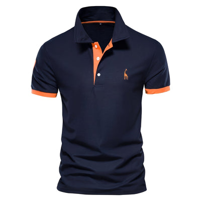 Victor - Camiseta Polo de Manga Corta Casual para Hombres
