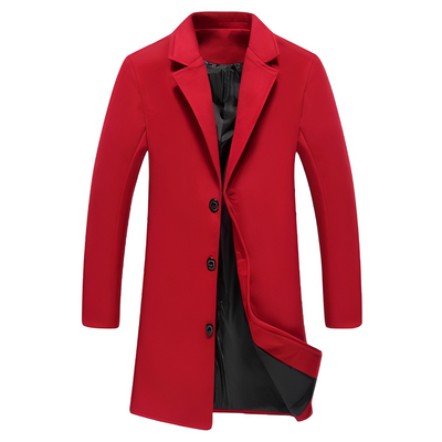 Peyton - Abrigo de invierno formal de lana para hombres